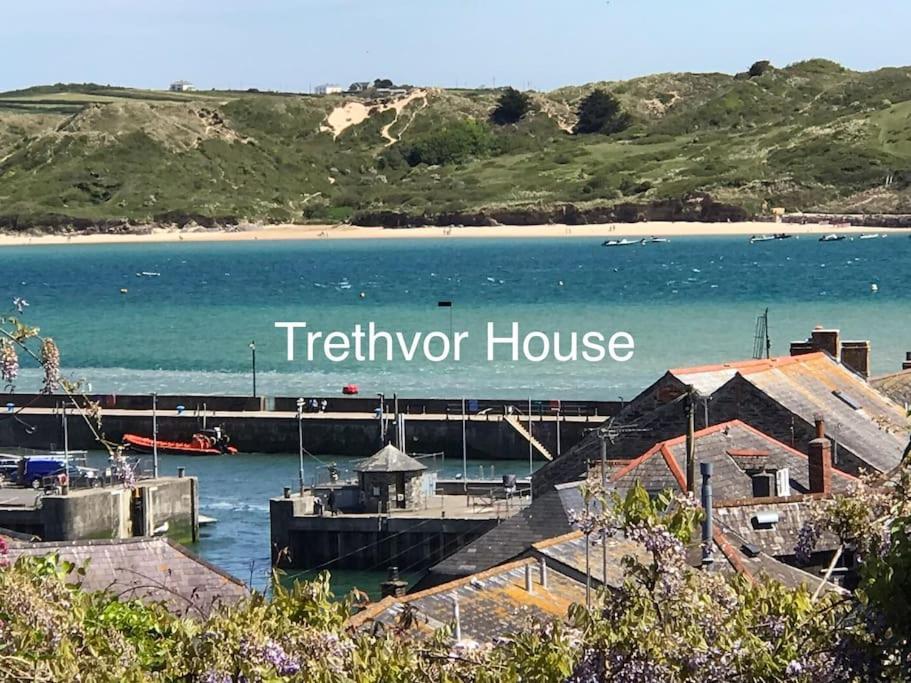 Trethvor House Ensuite Double Room With Free Parking In Quiet Residential Area Padstow Bagian luar foto